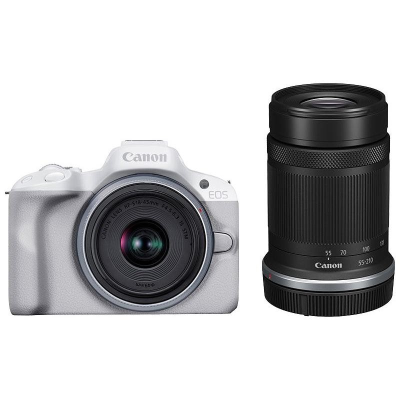 EOS R50 ダブルズームキット [ホワイト] 4549292205336